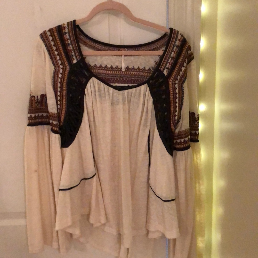 Free people printed top